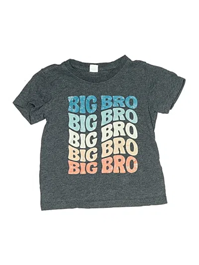 Pre-owned Unbranded Kids' Short Sleeve T-shirt In Gray