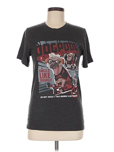 Pre-owned Unbranded Short Sleeve T-shirt In Gray