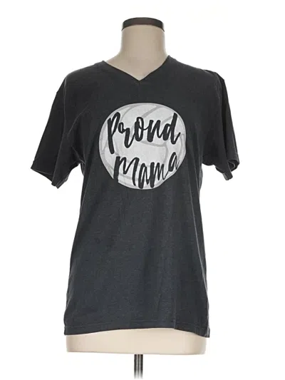 Pre-owned Unbranded Short Sleeve T-shirt In Gray