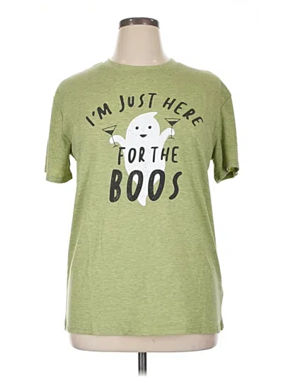 Pre-owned Unbranded Short Sleeve T-shirt In Green