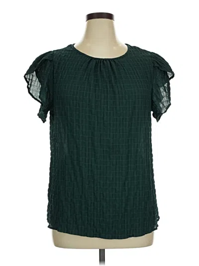 Pre-owned Unbranded Short Sleeve T-shirt In Green