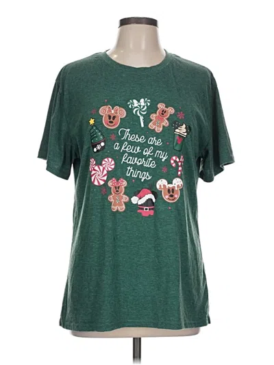 Pre-owned Unbranded Short Sleeve T-shirt In Green