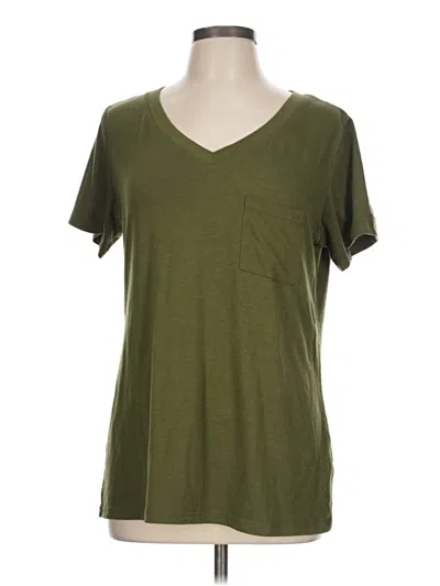 Pre-owned Unbranded Short Sleeve T-shirt In Green