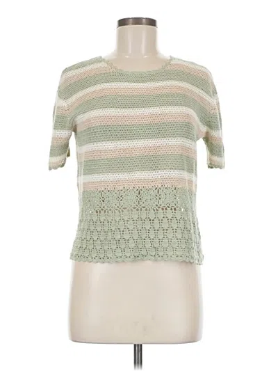 Pre-owned Unbranded Short Sleeve T-shirt In Green
