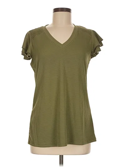 Pre-owned Unbranded Short Sleeve T-shirt In Green