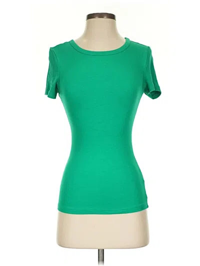 Pre-owned Unbranded Short Sleeve T-shirt In Green