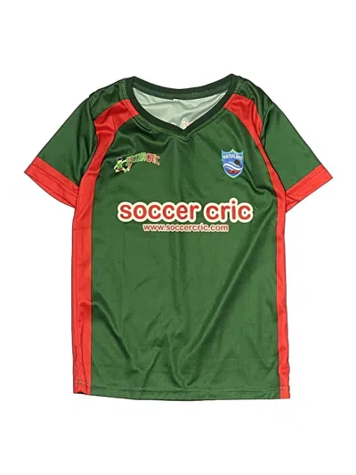 Pre-owned Unbranded Kids' Short Sleeve T-shirt In Green