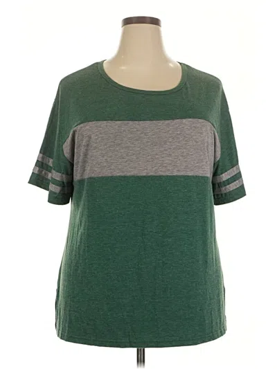 Pre-owned Unbranded Short Sleeve T-shirt In Green