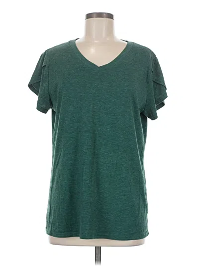 Pre-owned Unbranded Short Sleeve T-shirt In Green
