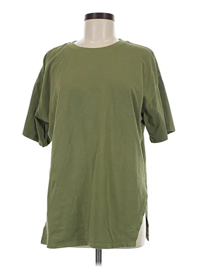 Pre-owned Unbranded Short Sleeve T-shirt In Green