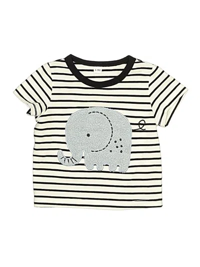 Pre-owned Unbranded Babies' Short Sleeve T-shirt In Ivory