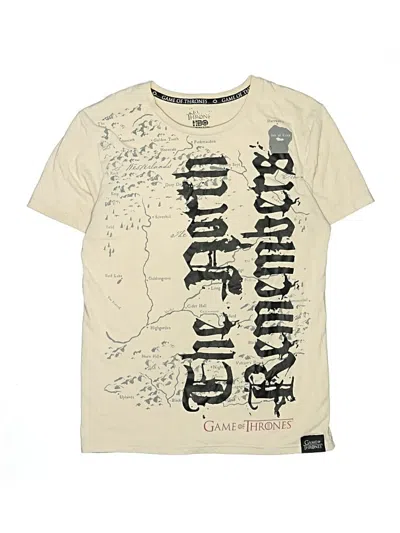 Pre-owned Unbranded Kids' Short Sleeve T-shirt In Ivory