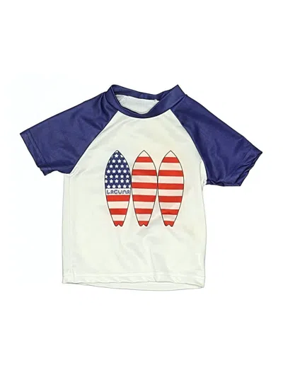 Pre-owned Unbranded Kids' Short Sleeve T-shirt In Ivory