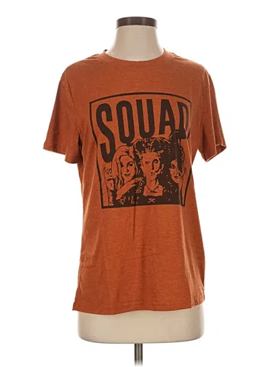 Pre-owned Unbranded Short Sleeve T-shirt In Orange