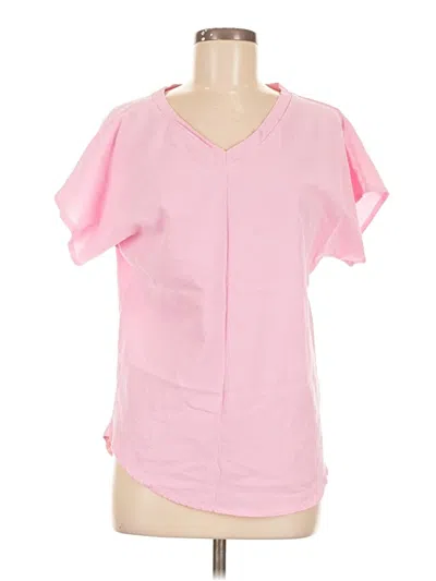Pre-owned Unbranded Short Sleeve T-shirt In Pink