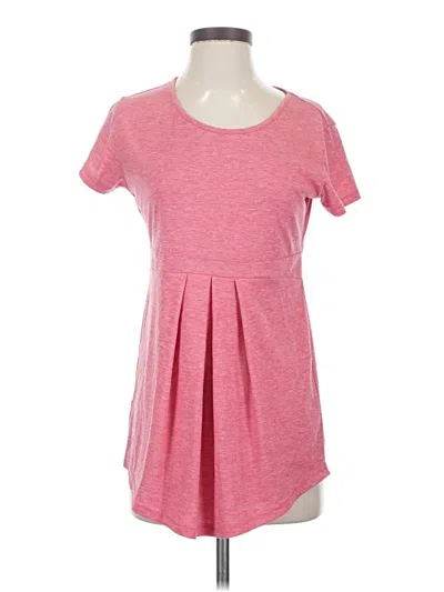 Pre-owned Unbranded Short Sleeve T-shirt In Pink