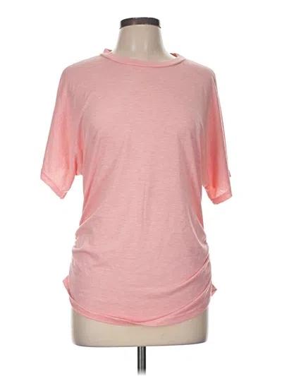 Pre-owned Unbranded Short Sleeve T-shirt In Pink
