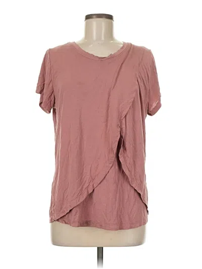 Pre-owned Unbranded Short Sleeve T-shirt In Pink