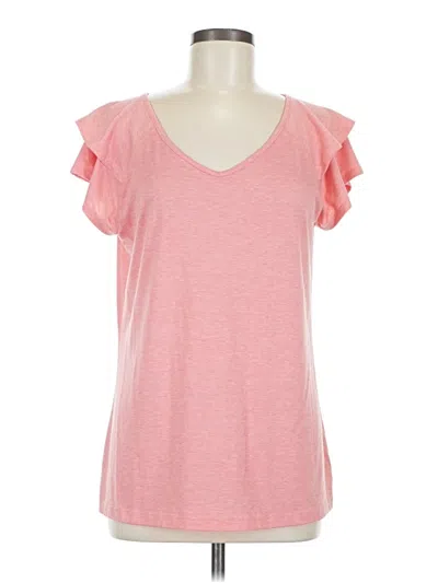 Pre-owned Unbranded Short Sleeve T-shirt In Pink