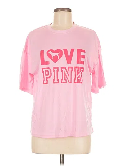 Pre-owned Unbranded Short Sleeve T-shirt In Pink