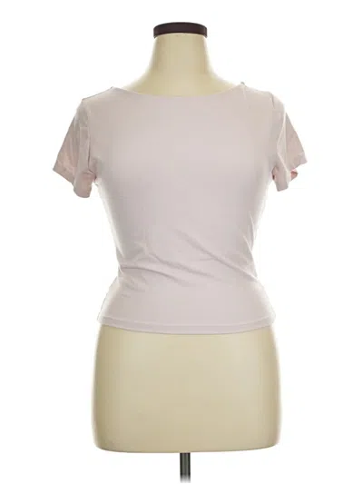 Pre-owned Unbranded Short Sleeve T-shirt In Pink
