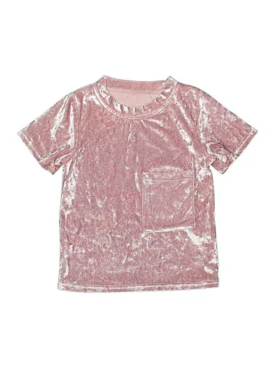 Pre-owned Unbranded Kids' Short Sleeve T-shirt In Pink