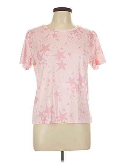 Pre-owned Unbranded Short Sleeve T-shirt In Pink