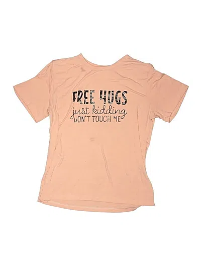 Pre-owned Unbranded Kids' Short Sleeve T-shirt In Pink