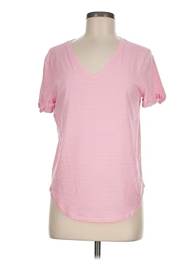 Pre-owned Unbranded Short Sleeve T-shirt In Pink