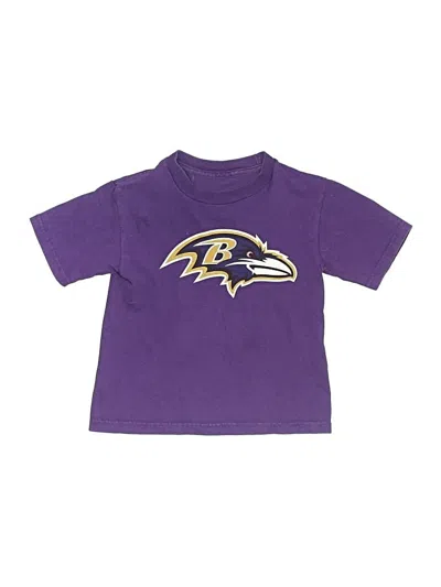 Pre-owned Unbranded Kids' Short Sleeve T-shirt In Purple