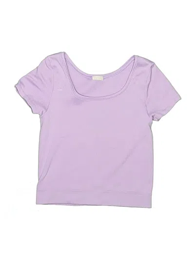 Pre-owned Unbranded Kids' Short Sleeve T-shirt In Purple