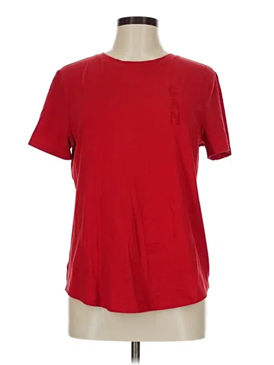 Pre-owned Unbranded Short Sleeve T-shirt In Red