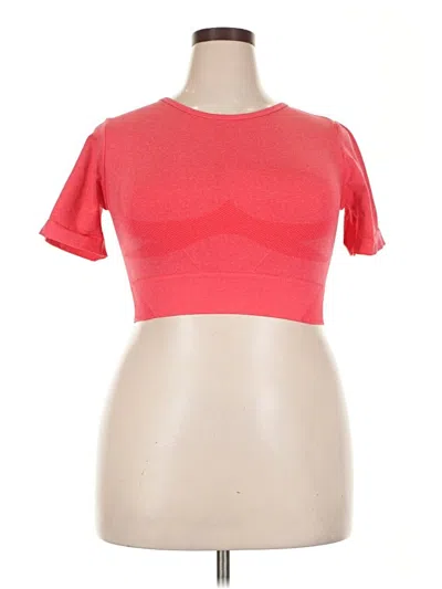 Pre-owned Unbranded Short Sleeve T-shirt In Red