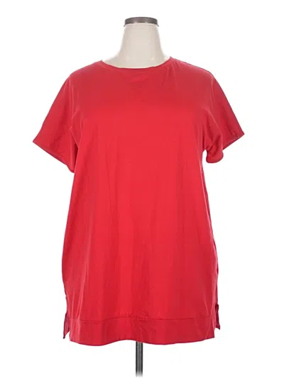 Pre-owned Unbranded Short Sleeve T-shirt In Red
