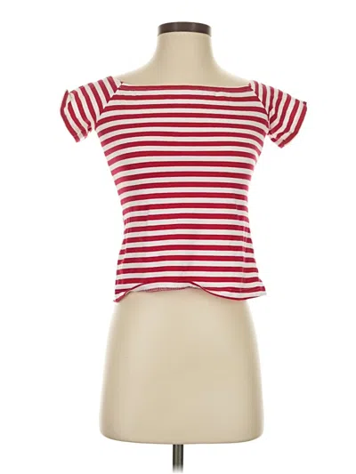 Pre-owned Unbranded Short Sleeve T-shirt In Red