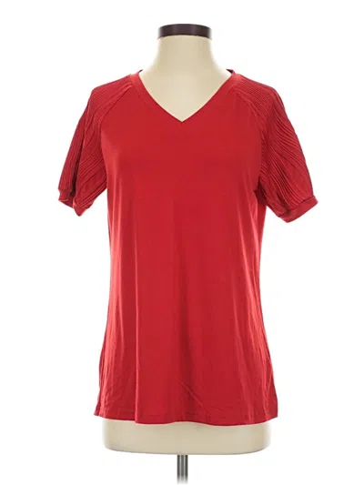 Pre-owned Unbranded Short Sleeve T-shirt In Red