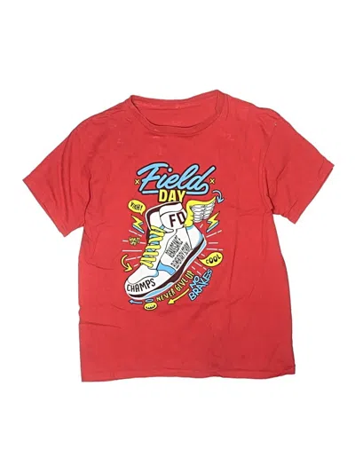Pre-owned Unbranded Kids' Short Sleeve T-shirt In Red
