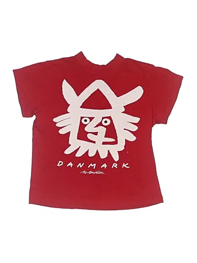 Pre-owned Unbranded Kids' Short Sleeve T-shirt In Red
