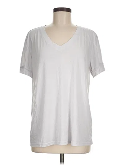 Pre-owned Unbranded Short Sleeve T-shirt In Silver