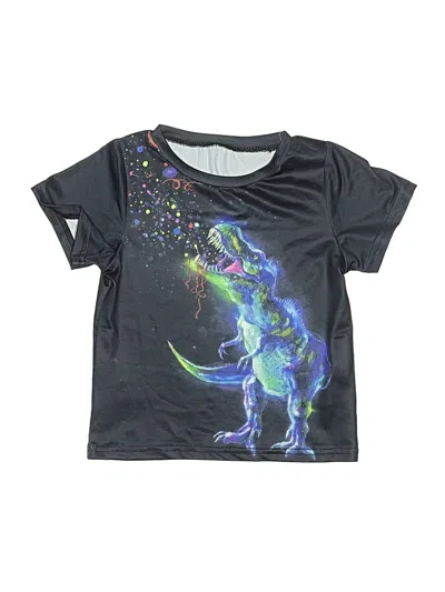 Pre-owned Unbranded Kids' Short Sleeve T-shirt In Silver