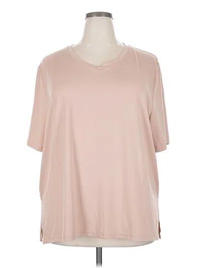 Pre-owned Unbranded Short Sleeve T-shirt In Tan