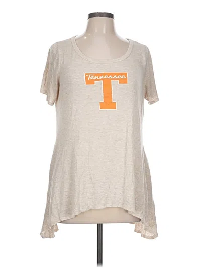 Pre-owned Unbranded Short Sleeve T-shirt In Tan