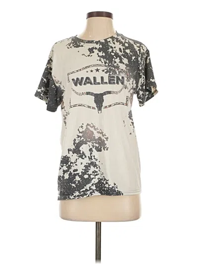 Pre-owned Unbranded Short Sleeve T-shirt In Tan
