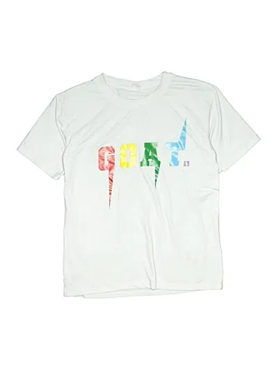 Pre-owned Unbranded Kids' Short Sleeve T-shirt In White