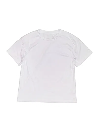 Pre-owned Unbranded Kids' Short Sleeve T-shirt In White