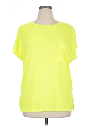 Pre-owned Unbranded Short Sleeve T-shirt In Yellow