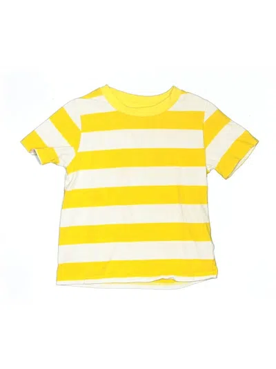 Pre-owned Unbranded Kids' Short Sleeve T-shirt In Yellow