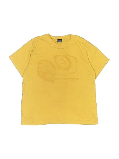 Pre-owned Unbranded Kids' Short Sleeve T-shirt In Yellow