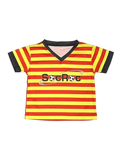 Pre-owned Unbranded Kids' Short Sleeve T-shirt In Yellow