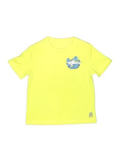 Pre-owned Unbranded Kids' Short Sleeve T-shirt In Yellow